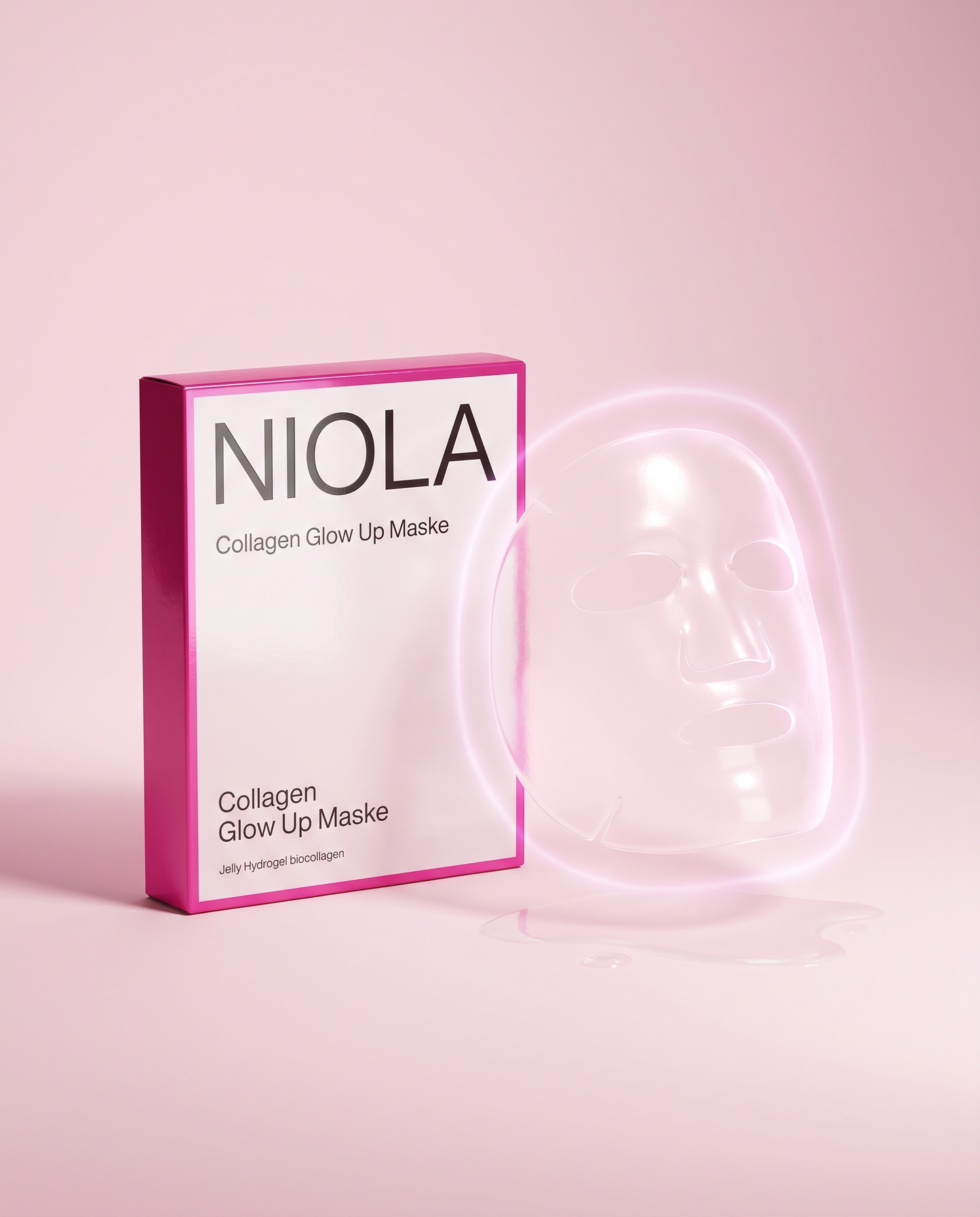 Niola Collagen Glow Up Maske Verpackung
